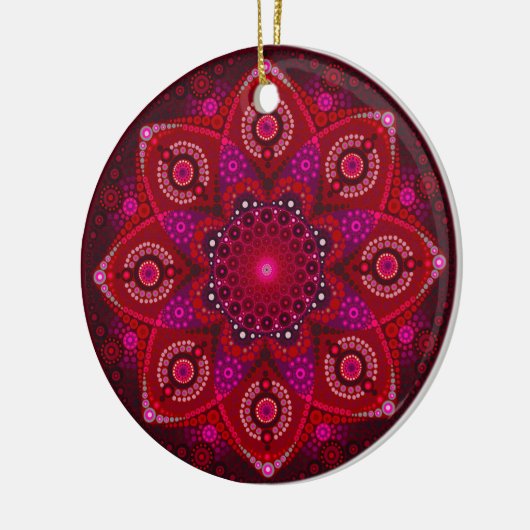 Ornament juli Birthstone Ruby Mandala (Links)
