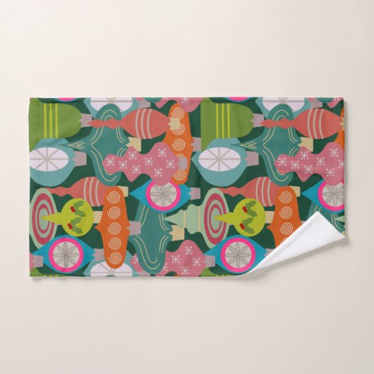 Ornament Jumble Bad Handdoek (Handdoek)