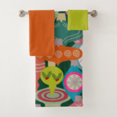 Ornament Jumble Bath Towel Set Bad Handdoek (Insitu)
