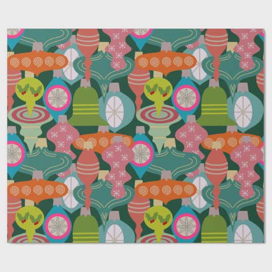 Ornament Jumble Cadeaupapier (Vlak)