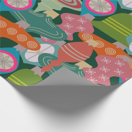 Ornament Jumble Cadeaupapier (Hoek)