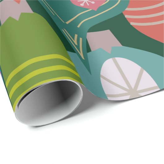 Ornament Jumble Cadeaupapier (Rol Hoek)