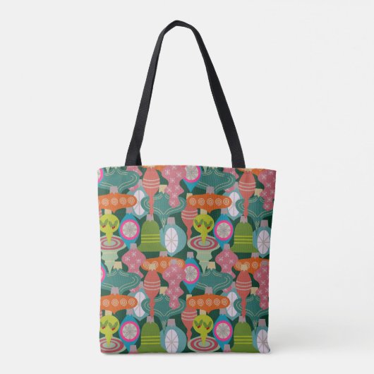 Ornament Jumble Tote Bag (Achterkant)