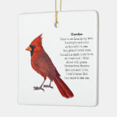 Ornament kardinaal gepersonaliseerd (Links)