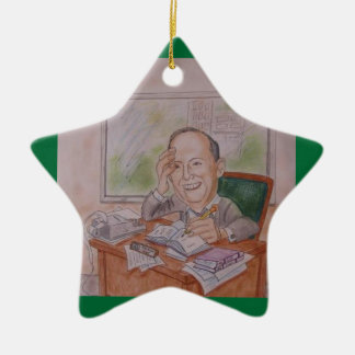Ornament: Karikatuur, Vintage Keramisch Ornament
