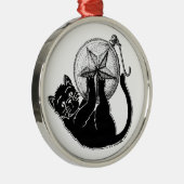 Ornament Kat Round Ornament (Rechts)