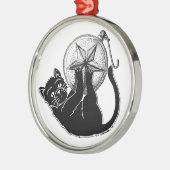 Ornament Kat Round Ornament (Links)