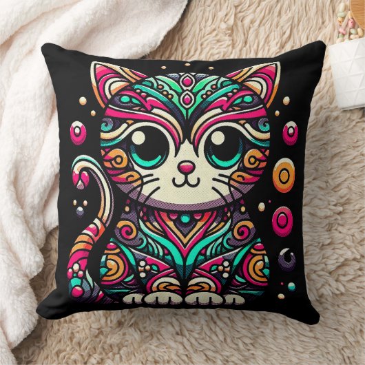 Ornament Kattenminnaar kussen (Deken)