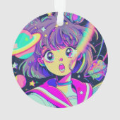 Ornament Kawaii Anime Girl (achterkant)