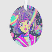 Ornament Kawaii Anime Girl (voorkant)