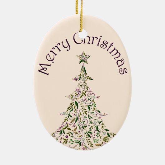 Ornament - Keramisch - Toscane Tree (Achterkant)