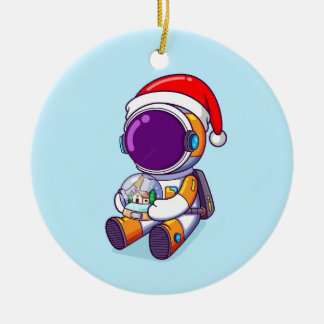 ornament kerst astronaut