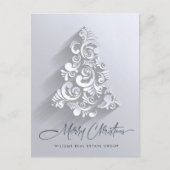 Ornament Kerst Zakelijke Groet Vakantie Briefkaart (Voorkant)