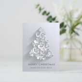 Ornament Kerst Zakelijke Groet Vakantie Briefkaart (Staand voorkant)