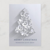 Ornament Kerst Zakelijke Groet Vakantie Briefkaart (Voorkant)