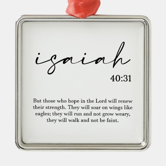 Ornament kerstbijbel Verse metaal (Voorkant)