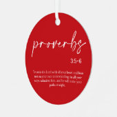 Ornament kerstbijbel Verse metaal (Voorkant links)