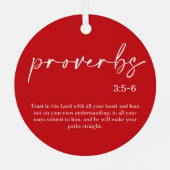 Ornament kerstbijbel Verse metaal (Achterkant)