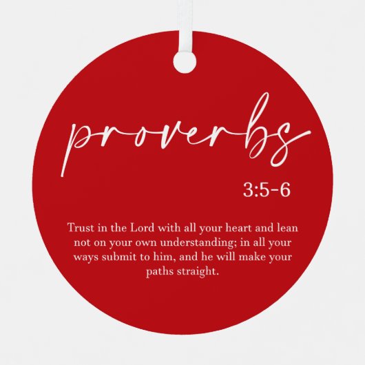 Ornament kerstbijbel Verse metaal (Voorkant)