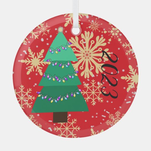 Ornament kerstbomen 2023 (Voorkant)