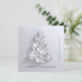 Ornament Kerstboom Corporate Greeting Feestdagenkaart (Staand voorkant)