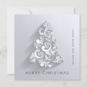 Ornament Kerstboom Corporate Greeting Feestdagenkaart (Voorkant)
