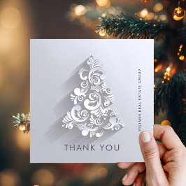 Ornament Kerstboom Corporate Holiday Bedankkaart