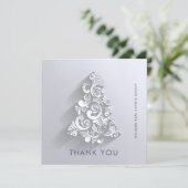 Ornament Kerstboom Corporate Holiday Bedankkaart (Staand voorkant)