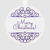 Ornament kerstboom en stercirkel, omgekeerd (achterkant)