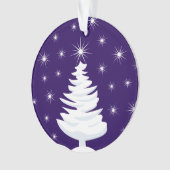 Ornament kerstboom en stercirkel, omgekeerd (voorkant)