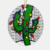 Ornament kerstcactus (Links)
