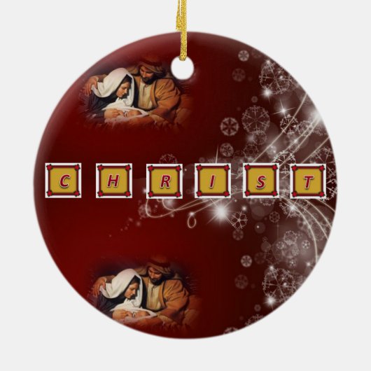 Ornament kerstcirkel (Achterkant)