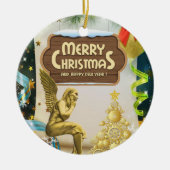 Ornament kerstcirkel, Angel (Voorkant)