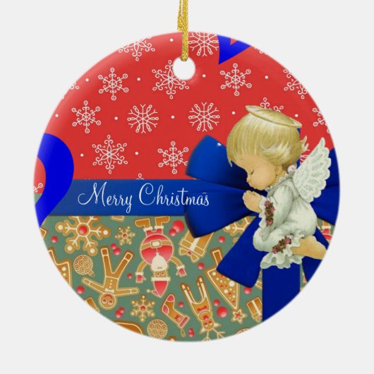 Ornament kerstcirkel, Angel (Achterkant)