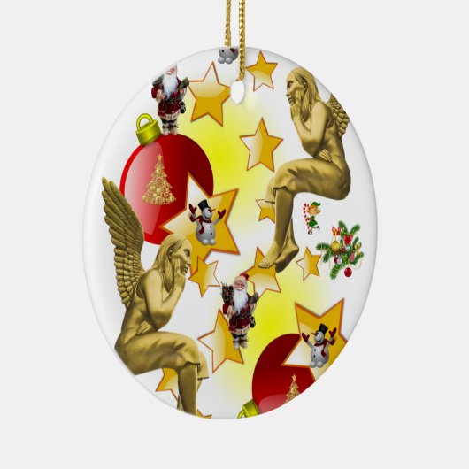 Ornament kerstcirkel, Angel (Rechts)