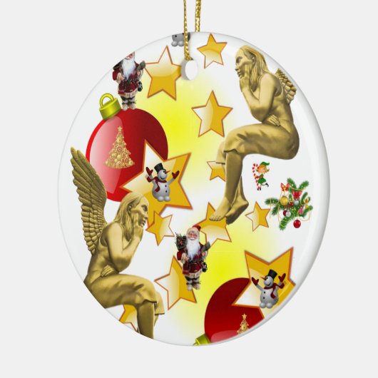 Ornament kerstcirkel, Angel (Links)