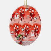 Ornament kerstcirkel, Elf (Rechts)