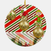 Ornament kerstcirkel, Elf (Achterkant)