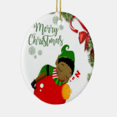 Ornament kerstcirkel, Elf (Rechts)