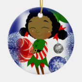 Ornament kerstcirkel, Elf (Voorkant)