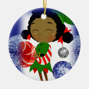 Ornament kerstcirkel, Elf