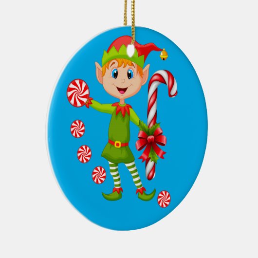 Ornament kerstcirkel, Elf (Rechts)