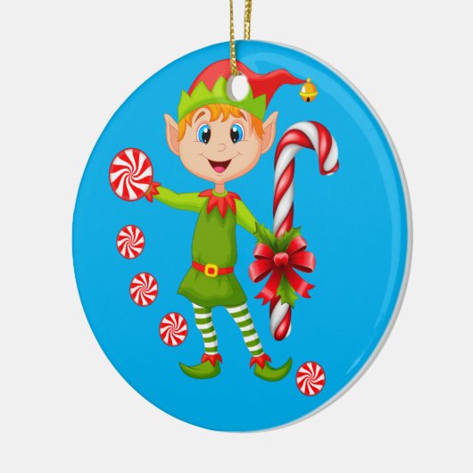 Ornament kerstcirkel, Elf (Links)