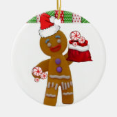 Ornament kerstcirkel, Gingerbreadman (Voorkant)