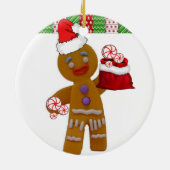 Ornament kerstcirkel, Gingerbreadman (Achterkant)