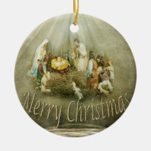 Ornament kerstcirkel, Jezus Christus