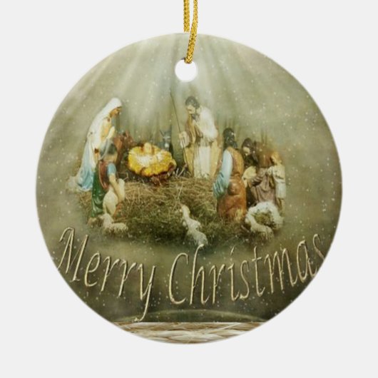 Ornament kerstcirkel, Jezus Christus (Voorkant)