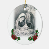 Ornament kerstcirkel, Jezus Christus (Links)