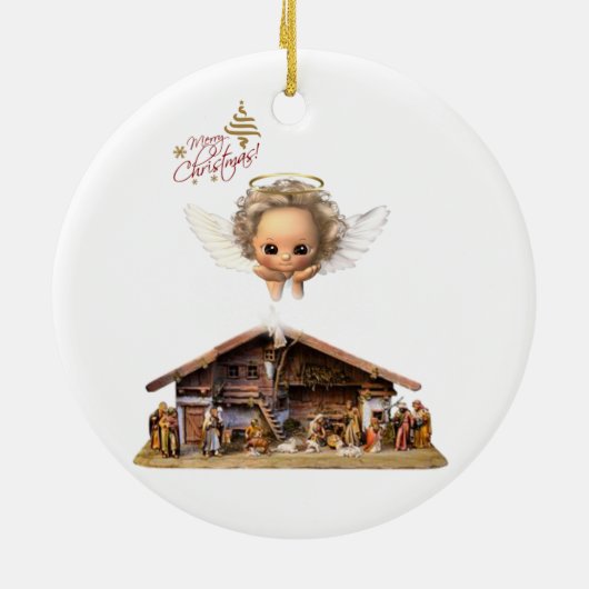 Ornament kerstcirkel, Jezus Christus (Achterkant)