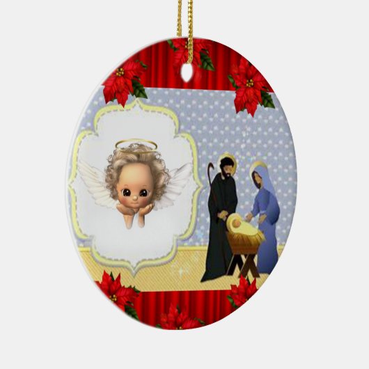 Ornament kerstcirkel, Jezus Christus (Rechts)